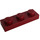 LEGO Donkerrood Plaat 1 x 3 (3623)