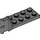 LEGO Donker steengrijs Scharnier Plaat 2 x 4 met Articulated Joint - Mannelijk (3639)