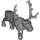 LEGO Donker steengrijs Reindeer met Wit (24872 / 59104)