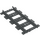 LEGO Donker steengrijs Trein Track Recht 16L (17275 / 53401)