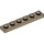 LEGO Donker zandbruin Plaat 1 x 6 (3666)