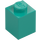 LEGO Donker turquoise Steen 1 x 1 (3005 / 30071)