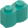 LEGO Donker turquoise Steen 1 x 2 Log (30136)