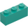 LEGO Donker turquoise Steen 1 x 3 (3622 / 45505)