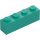 LEGO Donker turquoise Steen 1 x 4 (3010 / 6146)