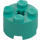 LEGO Donker turquoise Steen 2 x 2 Rond (3941 / 6143)