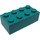 LEGO Donker turquoise Steen 2 x 4 (3001 / 72841)