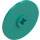 LEGO Donker turquoise Disk 3 x 3 (2723 / 52901)