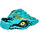 LEGO Donker turquoise Drakenkop Upper Kaak met Gold Tribal Tattoos en Zwart Scales (71545 / 72362)