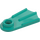 LEGO Donker turquoise Flipper (10190 / 29161)