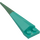 LEGO Donker turquoise Plaat 1 x 2 met Flexibel Zandgroen Tip (61406)