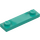 LEGO Donker turquoise Plaat 1 x 4 met Twee Noppen met groef (41740)