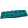 LEGO Donker turquoise Plaat 2 x 6 (3795)