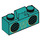 LEGO Donker turquoise Radio met Gold Trim en Equalizer (68410)