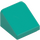 LEGO Donker turquoise Helling 1 x 1 (31°) (50746 / 54200)