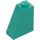 LEGO Donker turquoise Helling 1 x 2 x 2 (65°) (60481)