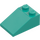 LEGO Donker turquoise Helling 2 x 3 (25°) met ruw oppervlak (3298)