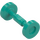 LEGO Donker turquoise Wielen voor Trolley / Skateboard (2496 / 88423)