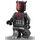 LEGO Darth Maul met Printed Benen met Zilver Pantser Minifiguur