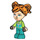 LEGO Ella met Groen Hoodie en Broek Minifiguur