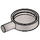 LEGO Effen zilver Frying Pan met Kort Handvat (4528)