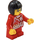 LEGO Meisje in Rood Shirt Minifiguur