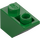 LEGO Groen Helling 1 x 2 (45°) Omgekeerd (3665)