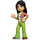 LEGO Liann met Koraalkleurig Jack en Groen Flares Minifiguur