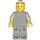 LEGO Lobot met Geel Hoofd Minifiguur