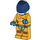 LEGO Lunar Research Astronaut in Oranje Ruimte Pak Minifiguur