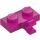 LEGO Magenta Plaat 1 x 2 met Horizontale Klem (11476 / 65458)