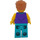 LEGO Man - Dark Paars Vest Minifiguur