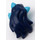 LEGO Medium azuurblauw Leopard Hoofd met Lang Dark Blauw Haar