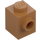 LEGO Medium donker vleeskleurig Steen 1 x 1 met Nop aan Eén Kant (87087)