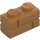 LEGO Medium donker vleeskleurig Steen 1 x 2 met Embossed Bricks (98283)