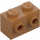 LEGO Medium donker vleeskleurig Steen 1 x 2 met Noppen aan Eén Kant (11211)