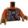 LEGO Medium donker vleeskleurig Minifiguur Torso (973 / 76382)