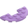 LEGO Medium lavendel Plaat 3 x 6 Rond Halve Cirkel met Uitsparing (18646)