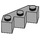 LEGO Medium steengrijs Steen 3 x 3 Facet (2462)