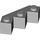 LEGO Medium steengrijs Steen 3 x 3 Facet (2462)