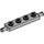 LEGO Medium steengrijs Plaat 1 x 4 met Wiel Holders (2926 / 42946)