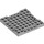 LEGO Medium steengrijs Plaat 8 x 8 x 0.7 met Cutouts (2628)