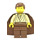 LEGO Obi-Wan Kenobi (Young) met Cape en Geel Hoofd Minifiguur