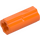 LEGO Oranje As Connector (Glad met  &#039;x&#039;-vormig gat) (59443)