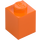 LEGO Oranje Steen 1 x 1 (3005 / 30071)