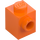 LEGO Oranje Steen 1 x 1 met Nop aan Eén Kant (87087)