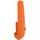 LEGO Oranje Gebogen Paneel 6 Rechts (64393)