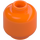 LEGO Oranje Minifiguur Hoofd (Veiligheidsnop) (3626 / 88475)