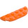 LEGO Oranje Plaat 2 x 6 met Afgeronde hoeken (18980)