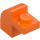 LEGO Oranje Helling 1 x 2 x 1.3 Gebogen met Plaat (6091 / 32807)